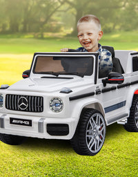 Kahuna Mercedes Benz AMG G63 Licensed Kids Ride On Electric Car Remote Control - White
