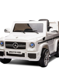 Kahuna Mercedes Benz AMG G65 Licensed Kids Ride On Electric Car Remote Control - White
