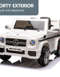 Kahuna Mercedes Benz AMG G65 Licensed Kids Ride On Electric Car Remote Control - White
