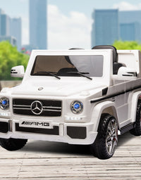 Kahuna Mercedes Benz AMG G65 Licensed Kids Ride On Electric Car Remote Control - White
