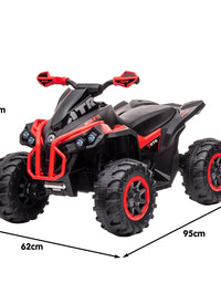 Kahuna GTS99 Kids Electric Ride On Quad Bike Toy ATV 50W - Red
