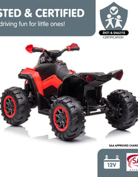 Kahuna GTS99 Kids Electric Ride On Quad Bike Toy ATV 50W - Red
