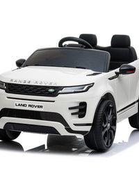 Kahuna Land Rover Licensed Kids Electric Ride On Car Remote Control - White
