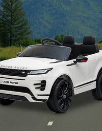 Kahuna Land Rover Licensed Kids Electric Ride On Car Remote Control - White
