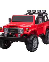 Kahuna Licensed Toyota FJ-40 Electric Kids Ride On Car by Kahuna - Red
