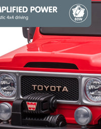 Kahuna Licensed Toyota FJ-40 Electric Kids Ride On Car by Kahuna - Red
