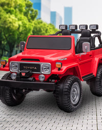 Kahuna Licensed Toyota FJ-40 Electric Kids Ride On Car by Kahuna - Red
