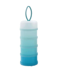 Baby Formula Milk Powder Snack Stackable 4 Layers Dispenser Container Infant Toddler Pink Blue
