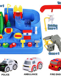 City Rescue Engineering Vehicles Playsets Car Adventure Toys Educational Toys (3 Cars)
