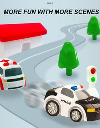City Rescue Engineering Vehicles Playsets Car Adventure Toys Educational Toys (3 Cars)
