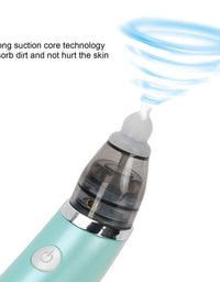 Baby Nasal Aspirator Electric Safe Hygienic Nose Cleaner Snot Sucker For baby (Green)

