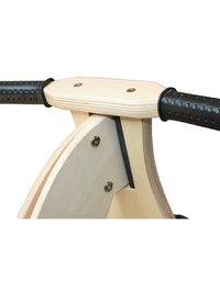Wooden Balance Training Bike for Kids (2-6 yr) - Natural Wood with Hand grip
