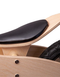 Wooden Balance Bike for Kids - 2-6 yr Training Ride Bike l Natural Wood with Hand grip
