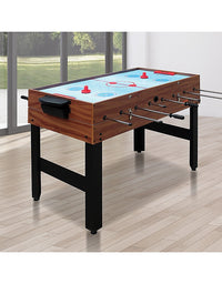 4FT 3-in-1 Games Foosball Soccer Hockey Pool Table
