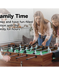 4FT 3-in-1 Games Foosball Soccer Hockey Pool Table
