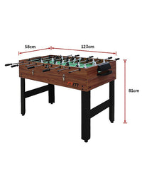 4FT 3-in-1 Games Foosball Soccer Hockey Pool Table
