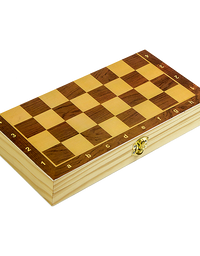 Chess Board Games Folding Large Chess Wooden Chessboard Set Wood Toy Gift
